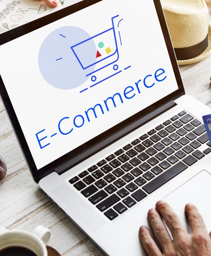 Showing Cart Trolley Shopping Online Sign Graphic